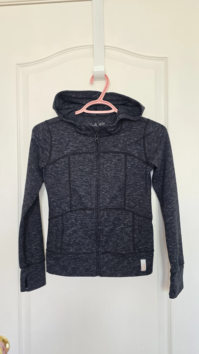 Zella Girl Zip-Up active Hoodie Size 10-12Y - photo 2