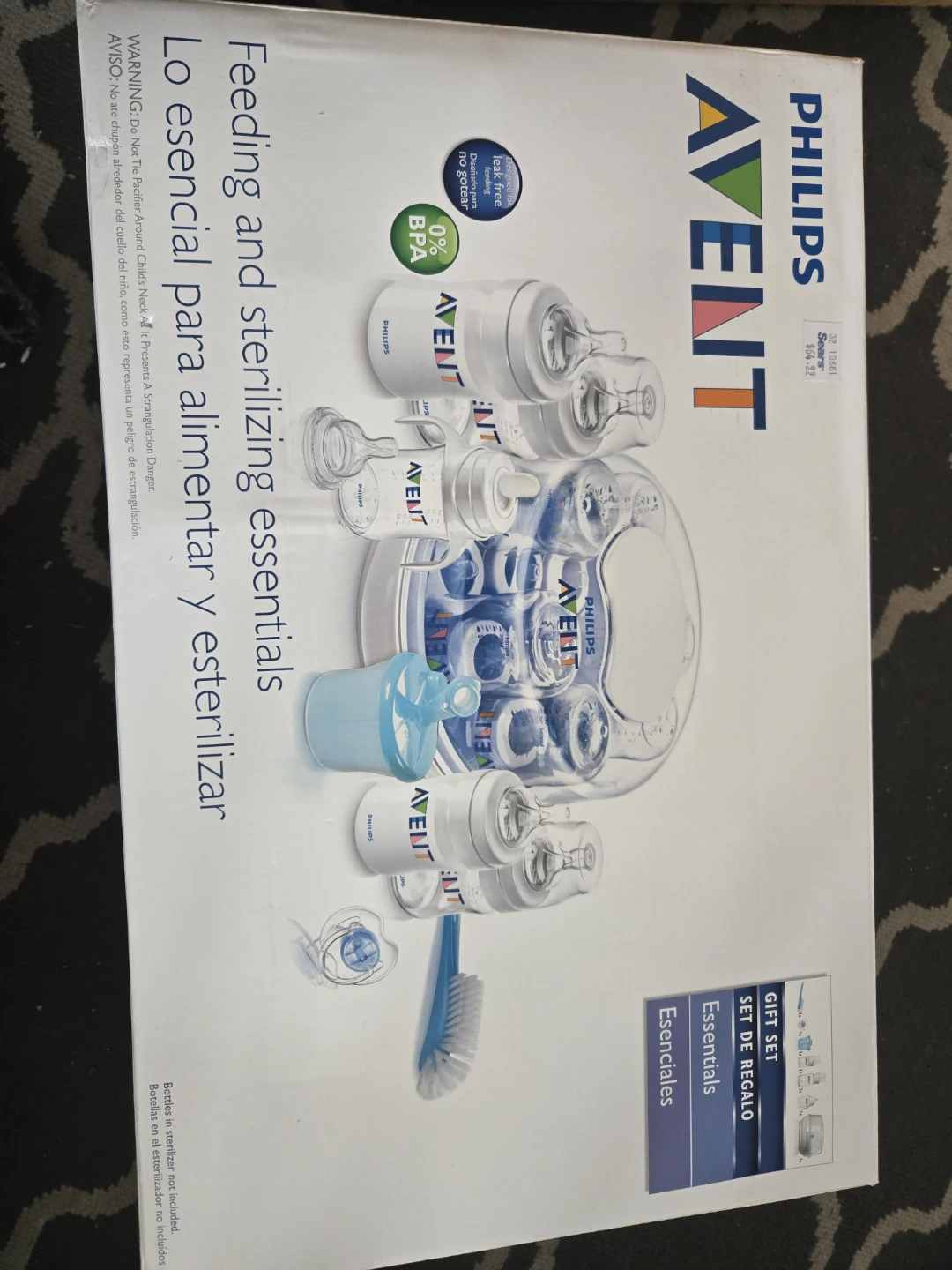 Philips Avent Feeding and Sterilizing Essentials Gift Set