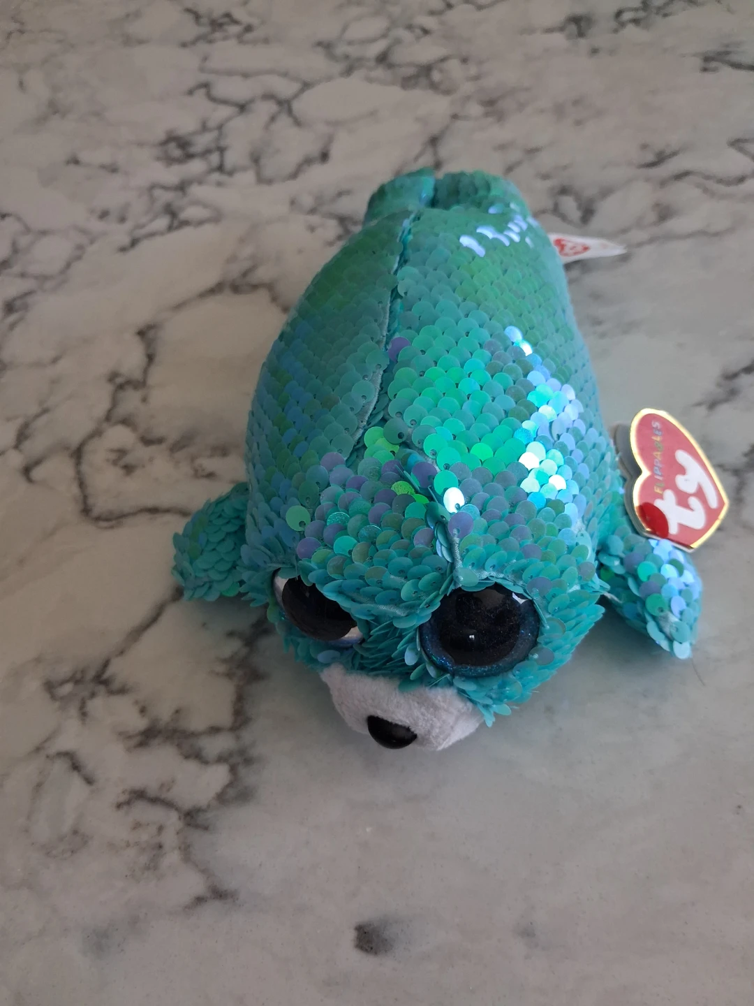 Ty Beanie Boo's "Waves" from the flippables seris