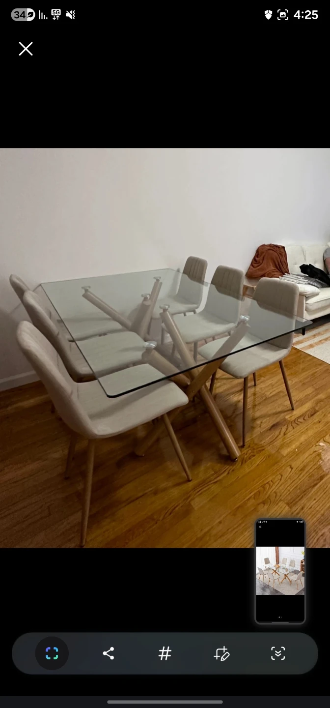 A glass coffee table is worth about $800. - photo 2