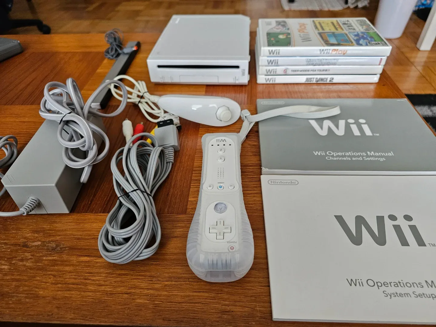Nintendo Wii Console with Games and Accessories