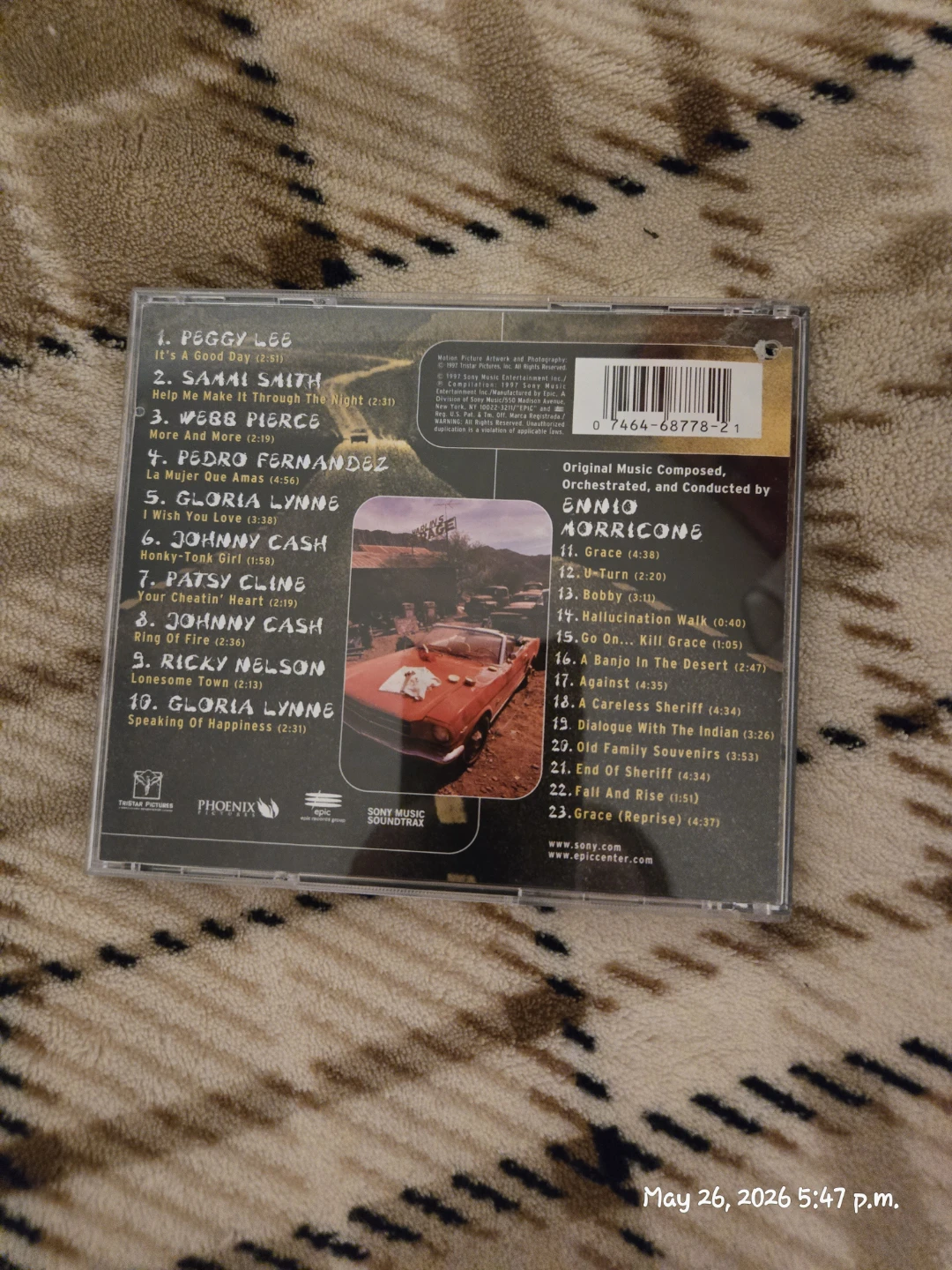 U Turn Music From The Motion Picture CD - photo 3