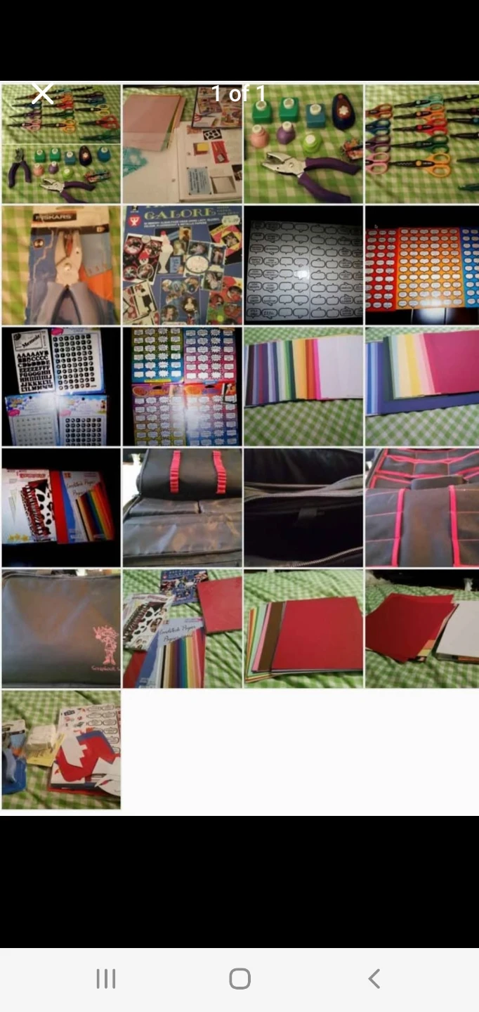 Scrapbook supplies