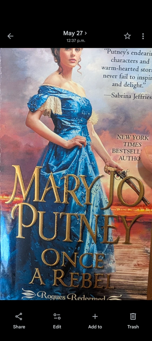 Mary Jo Putney Once a Rebel Paperback Book