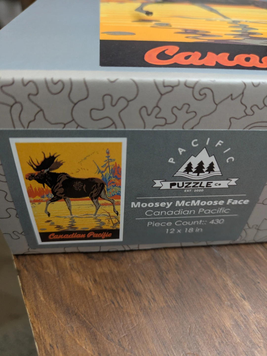Canadian Pacific Moosey McMoose Face 430 Piece Jigsaw Puzzle - photo 2
