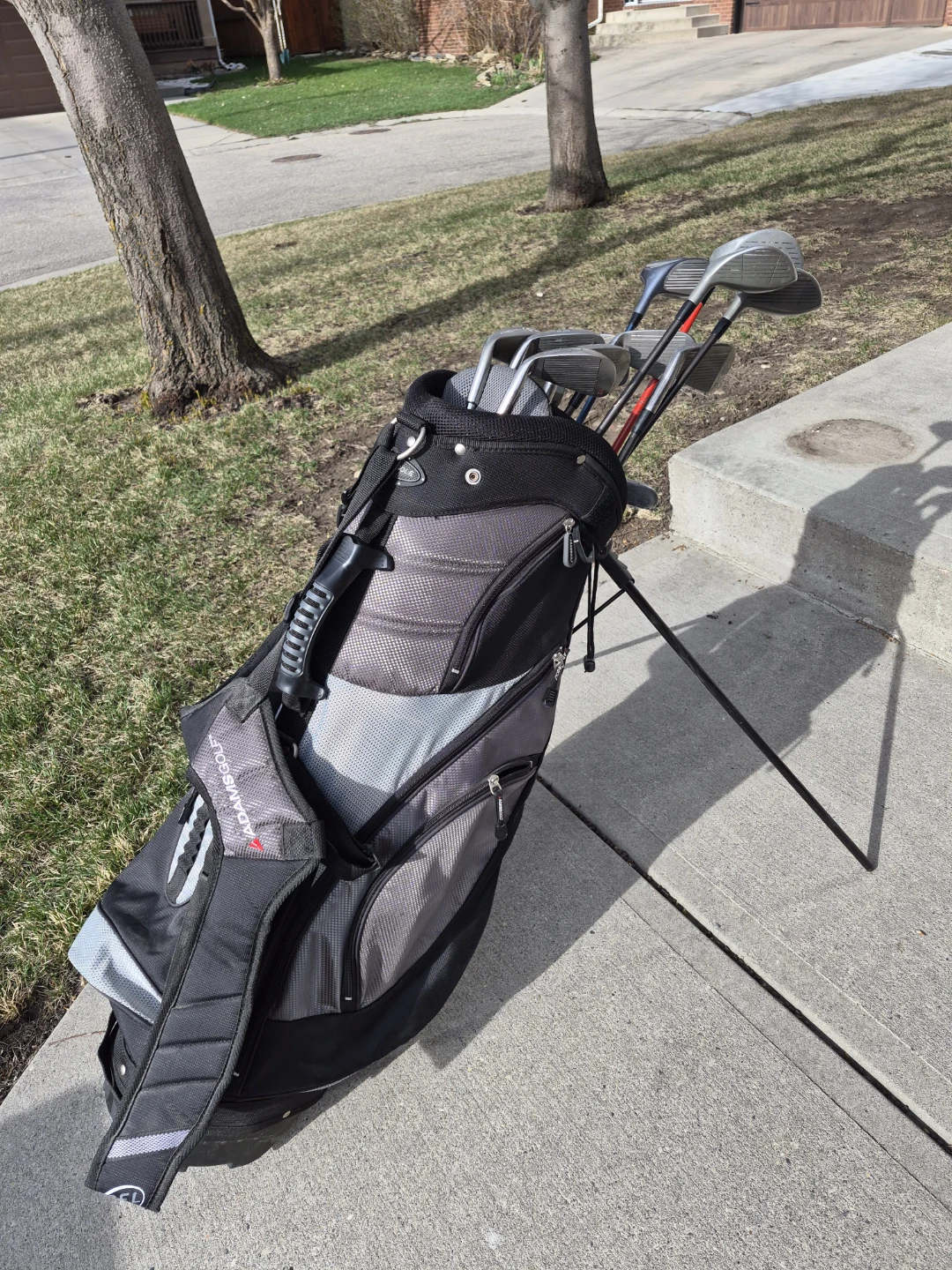 Golf Club Set with Adams Golf Bag