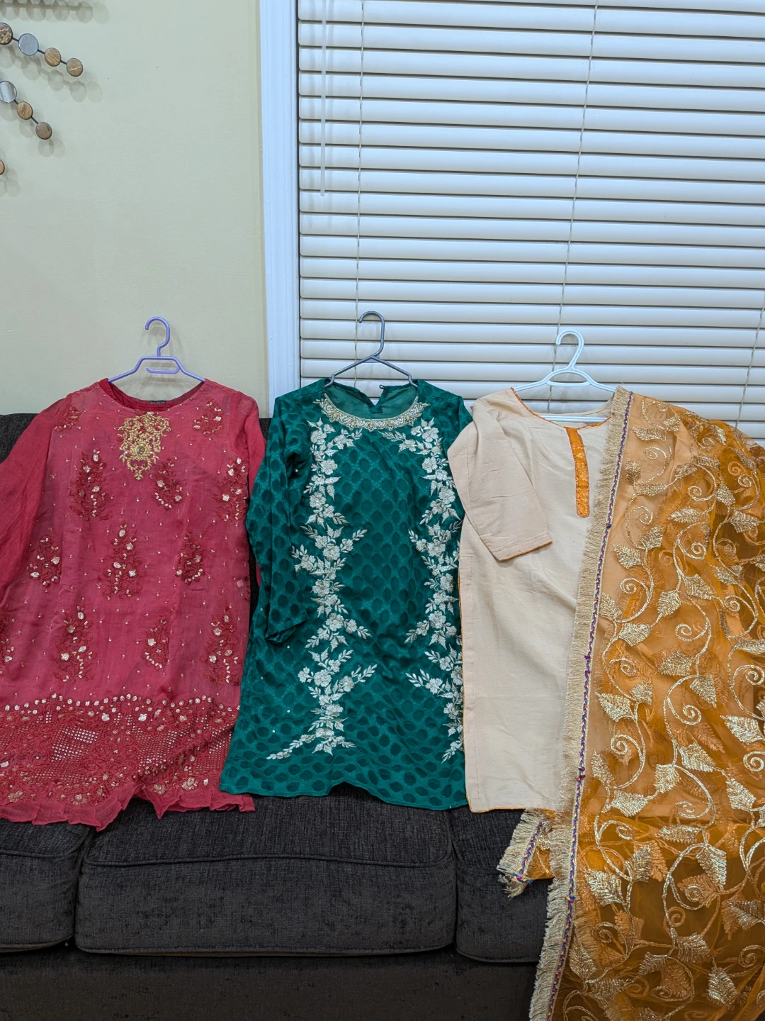 Aghanoor Kurti and 2 pc party wear all for $75 - photo 2