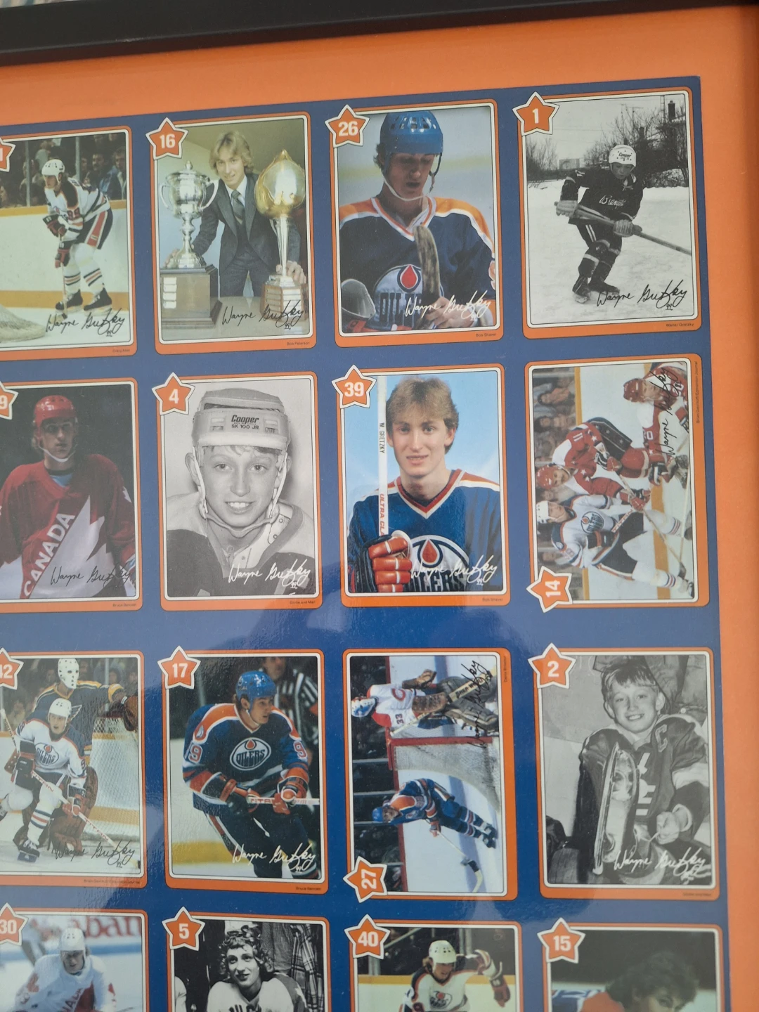 1982-83 Neilson Framed Wayne Gretzky Hockey Card Uncut - photo 4