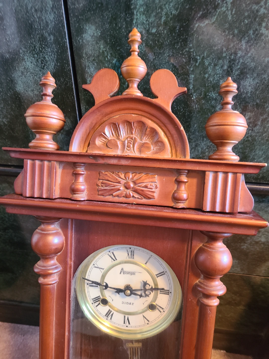 Assegai 31 Day Pendulum Wall Clock - photo 4