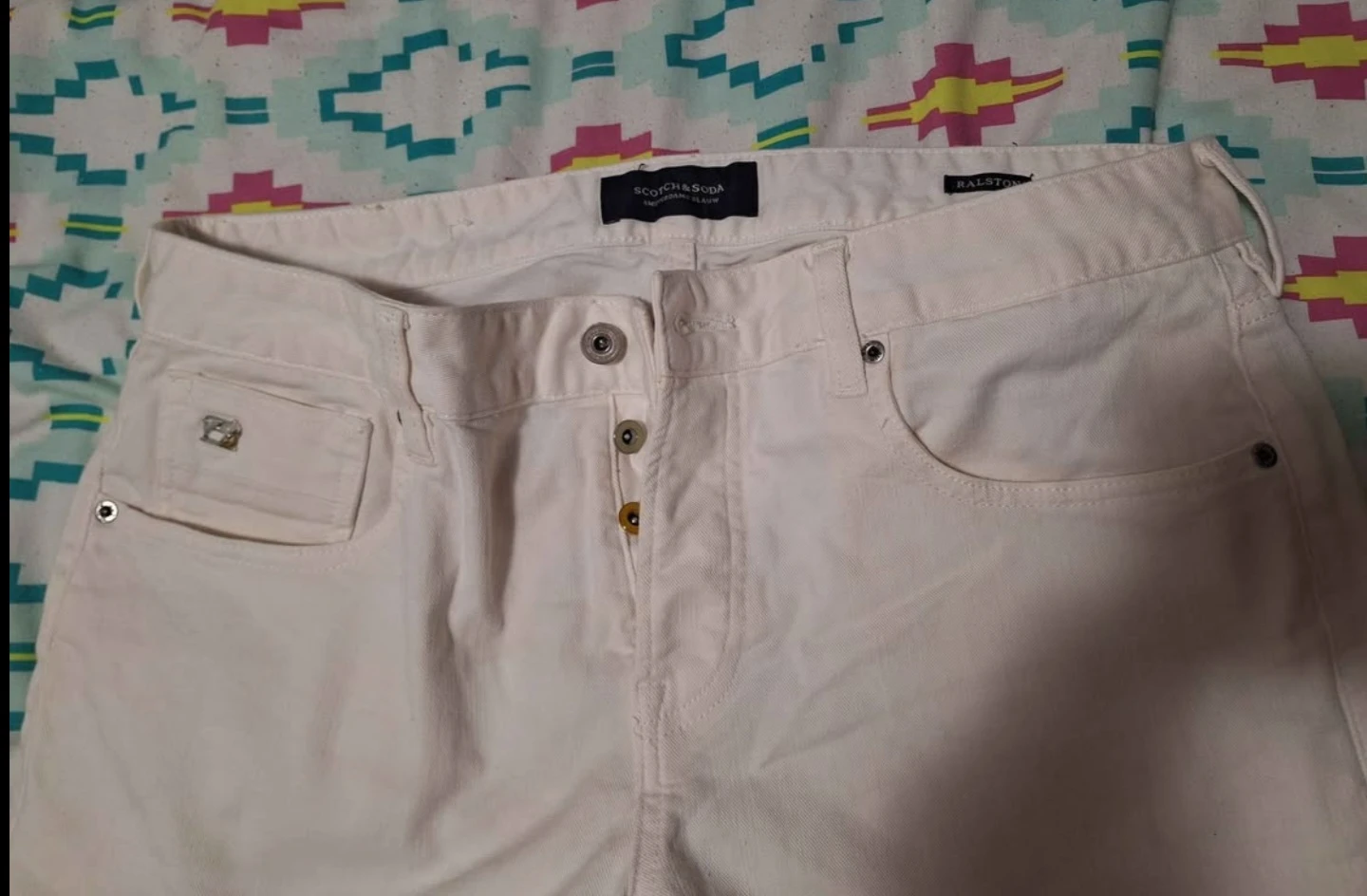Scotch & Soda Ralston White Jeans, size 34 - photo 2