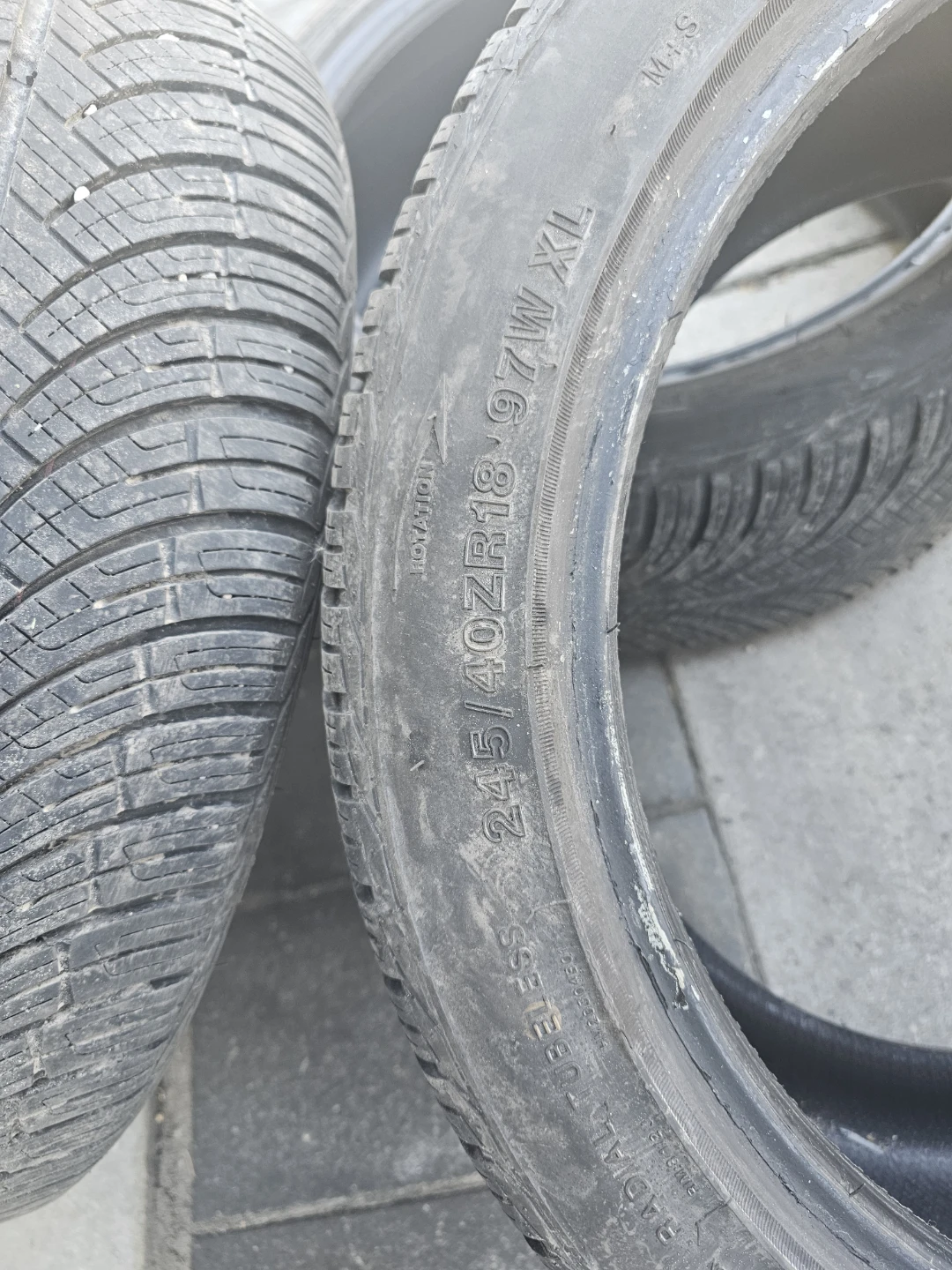 Set of 4 MARVO A/S Tires - 245/40ZR18 97W XL - photo 5