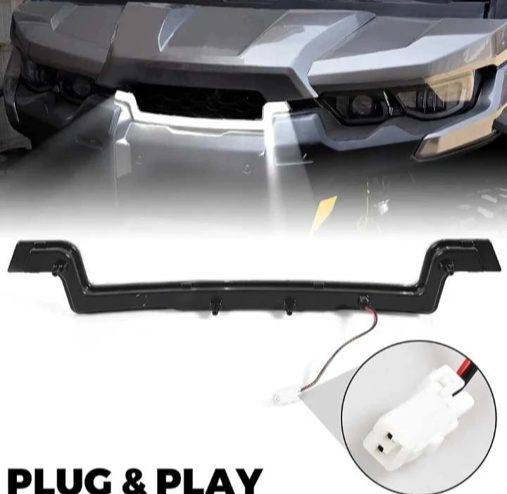Black Front Bumper Light Bar for Car