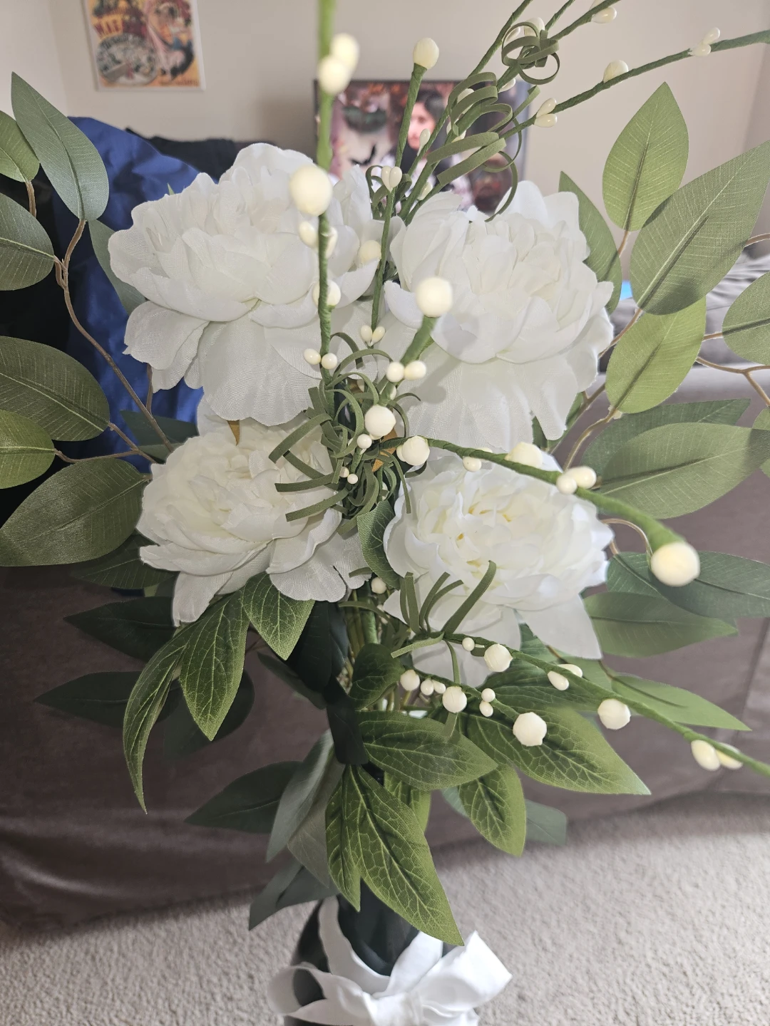 6L Martini Asti Bottle with Faux Flowers - photo 3