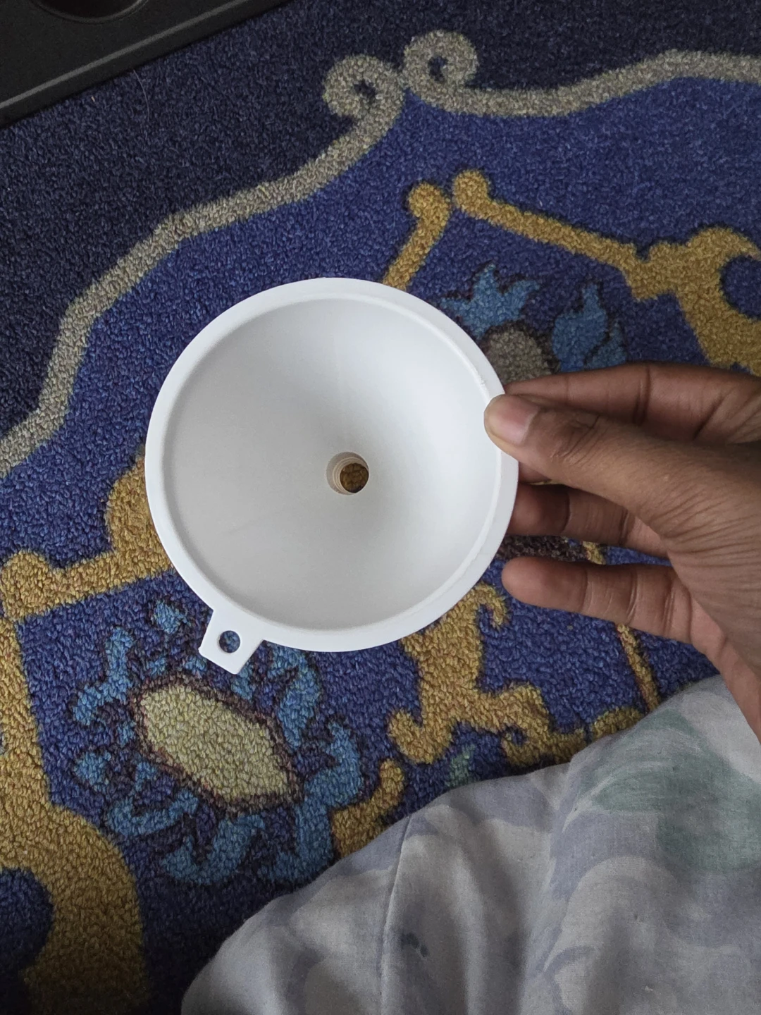 White Plastic Funnel - photo 2