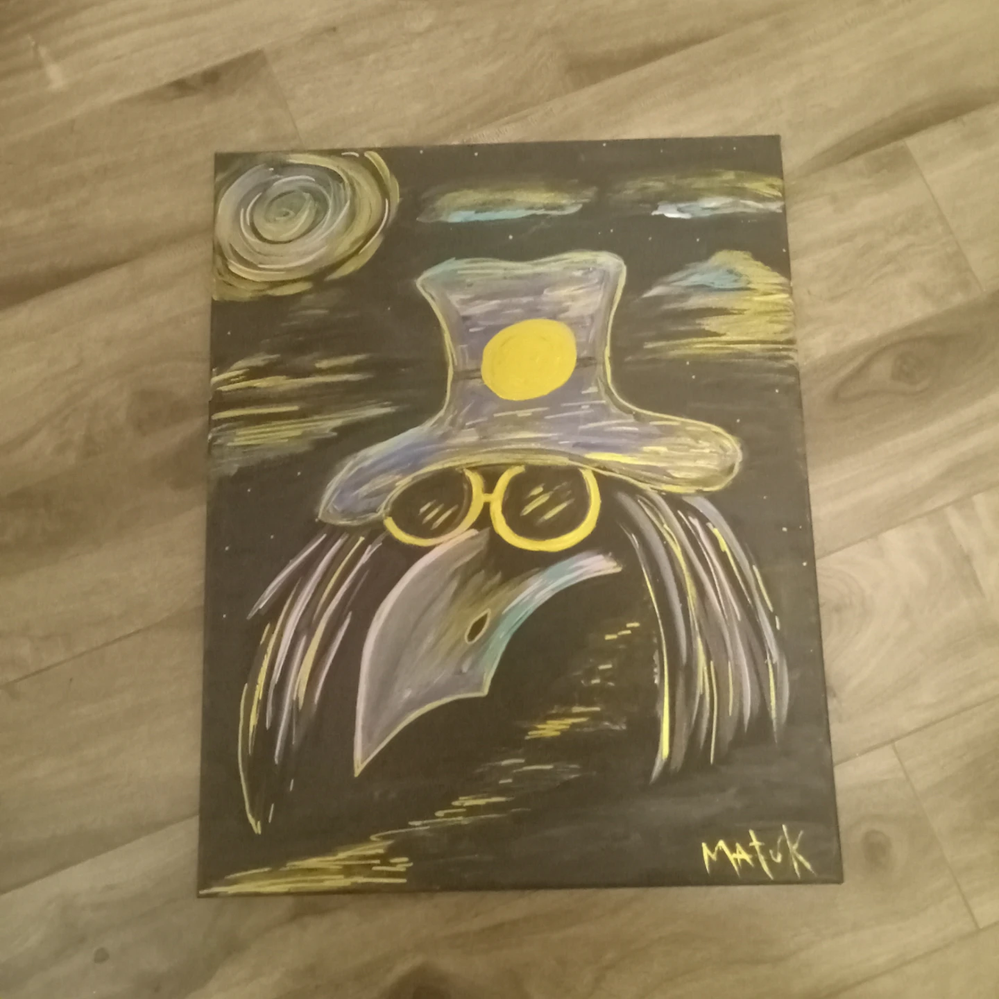 Original Painting "Plague Doctor" by Matuk