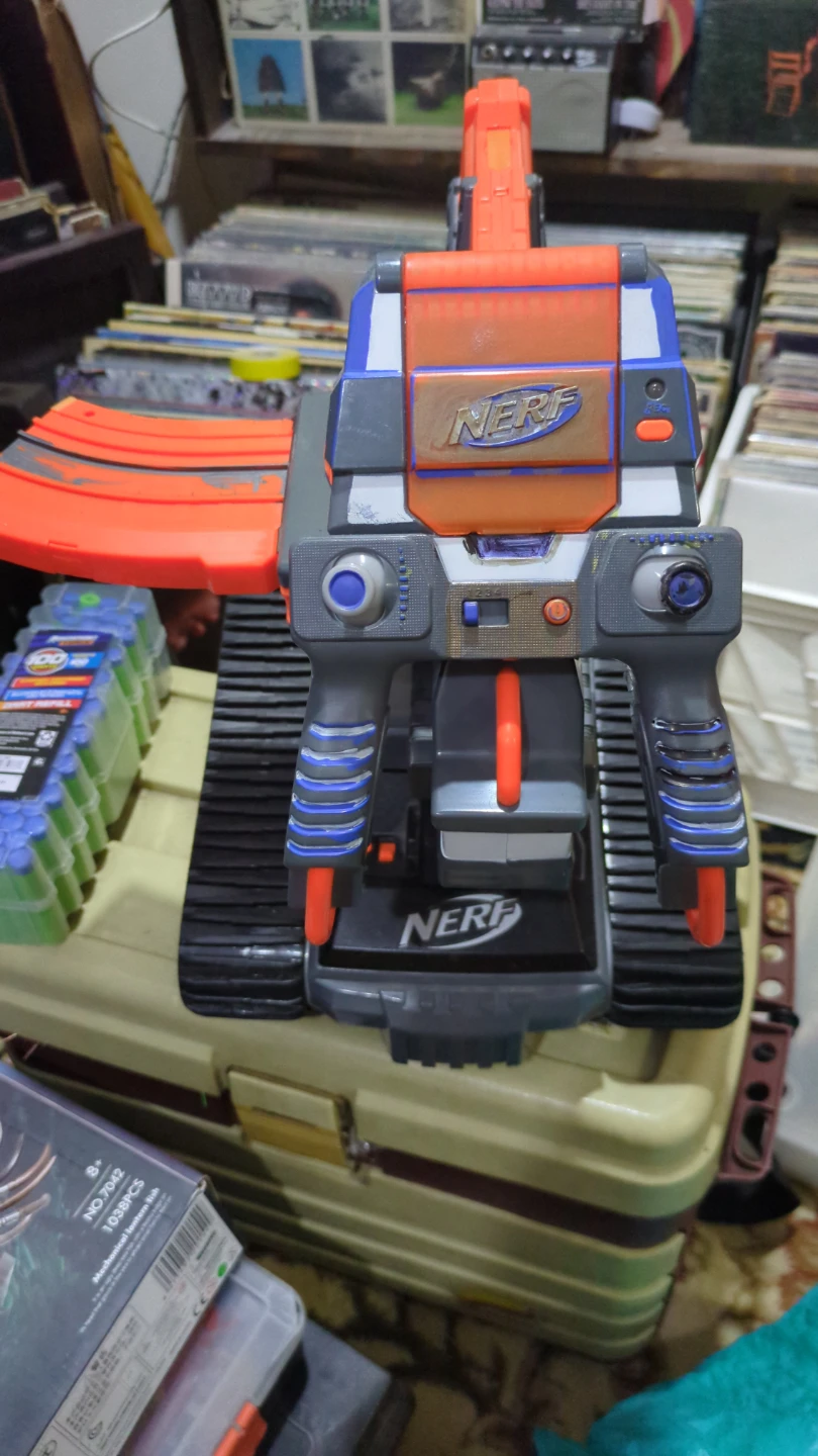Rare Nerf Terrascout Remote Control Battle Tank - photo 2