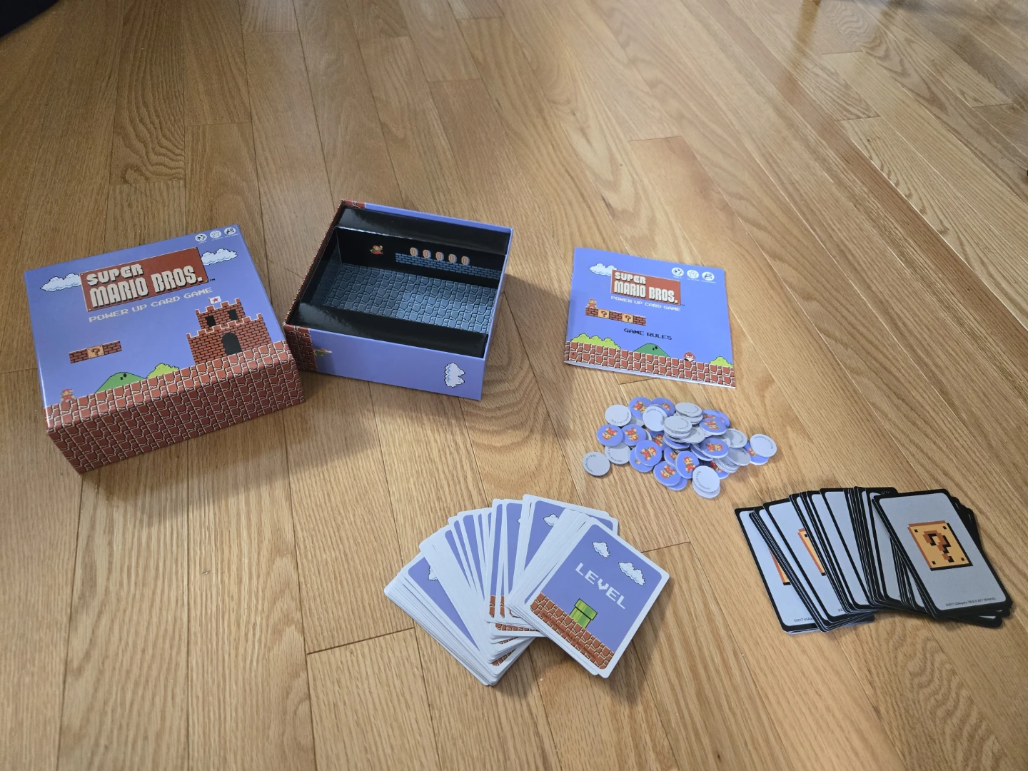 Super Mario Bros. Power Up Card Game