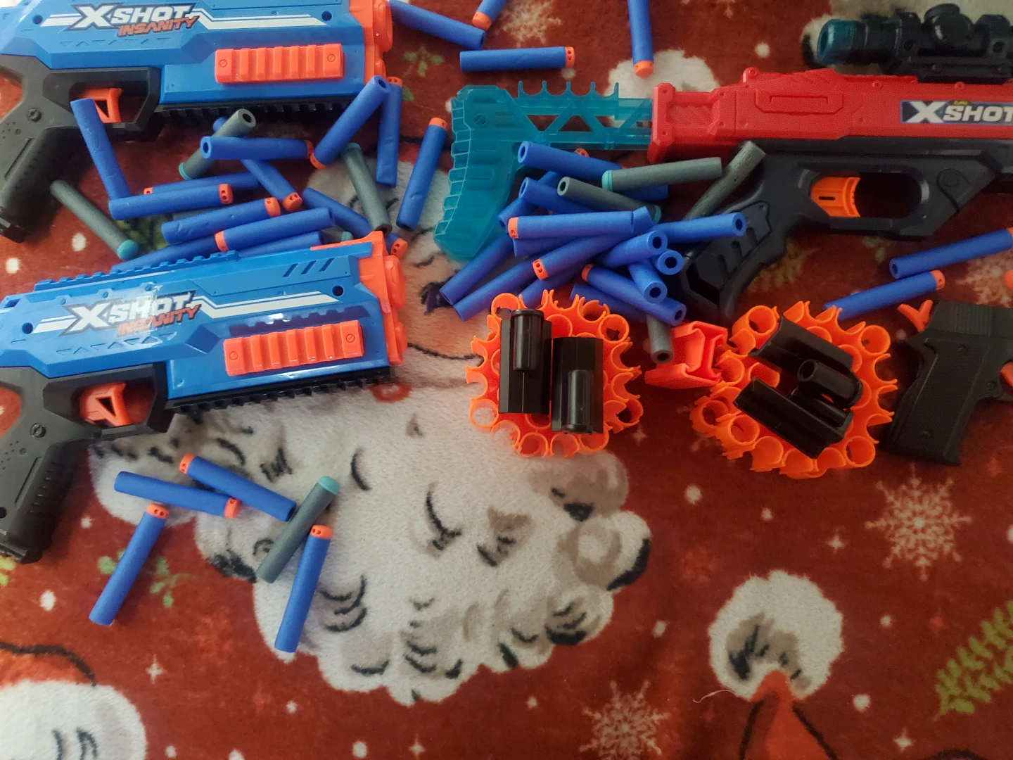 X-Shot Blaster Toy Guns with Darts and Accessories