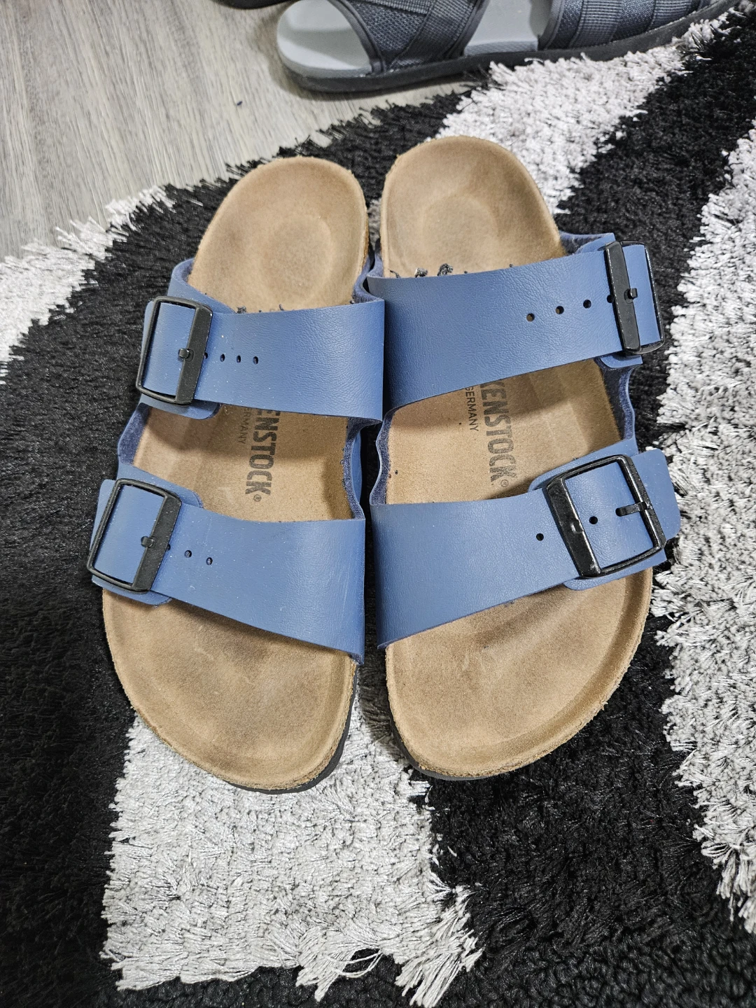 Birkenstock Arizona Sandals - Blue, Size 39