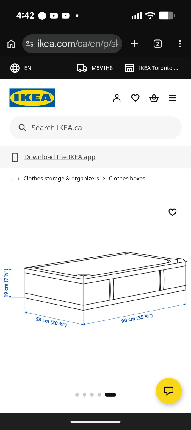 IKEA SKUBB Clothes Boxes (Set of 2) - photo 4