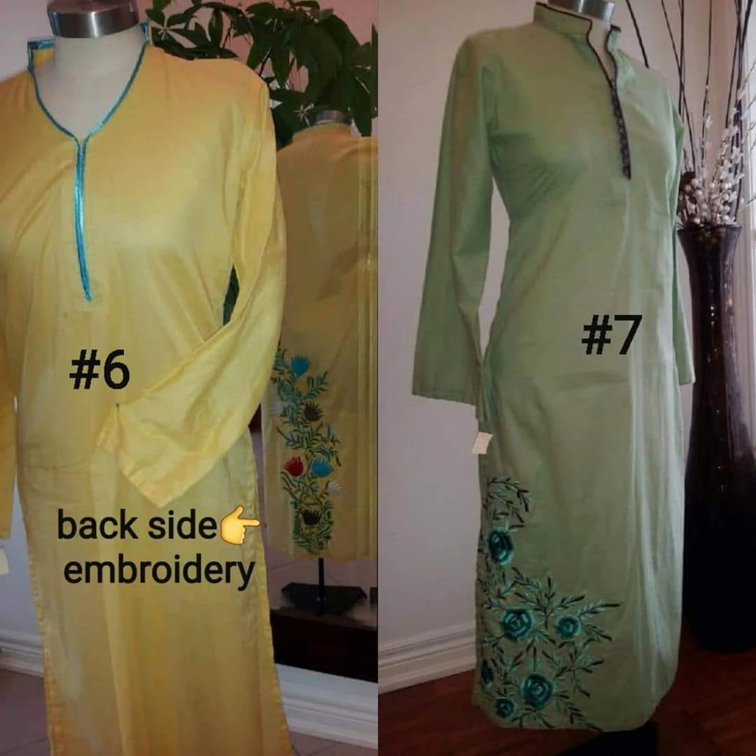 Embroidered Kurti Tops - photo 2