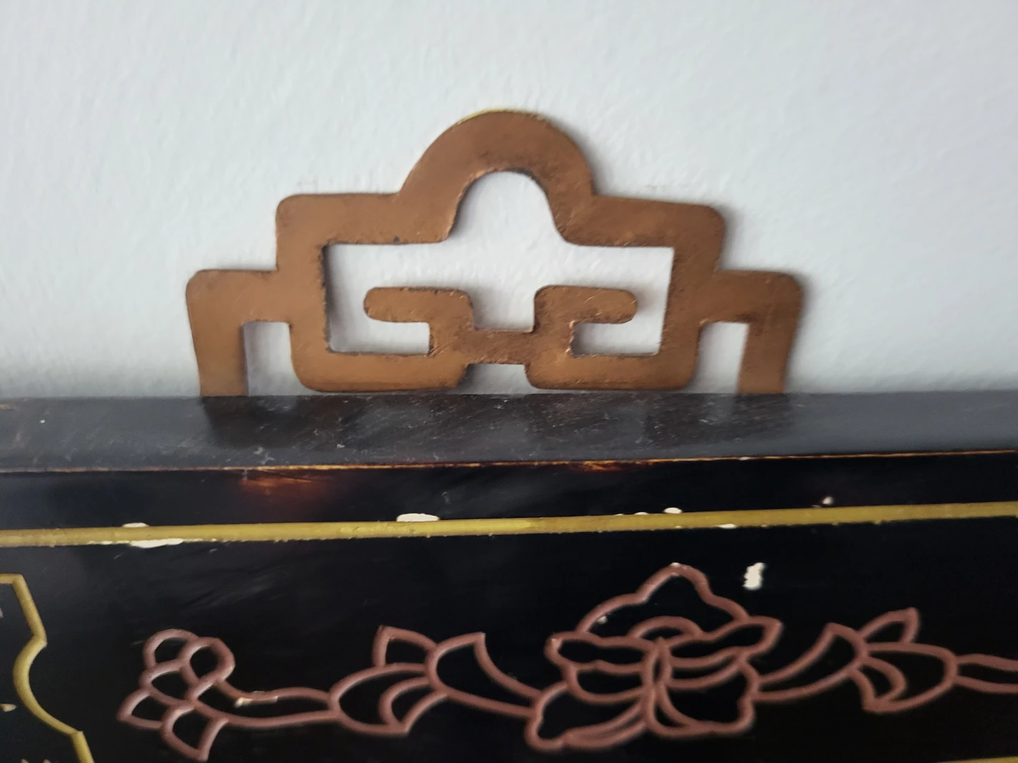 Set of 4 Vintage Asian Decorative Wall Panels - photo 2