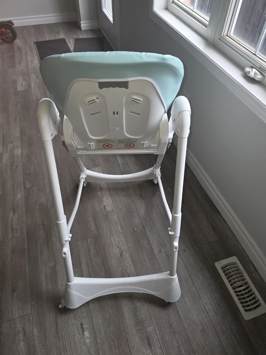 Aqua Blue Toddler High Chair with Tray - photo 3