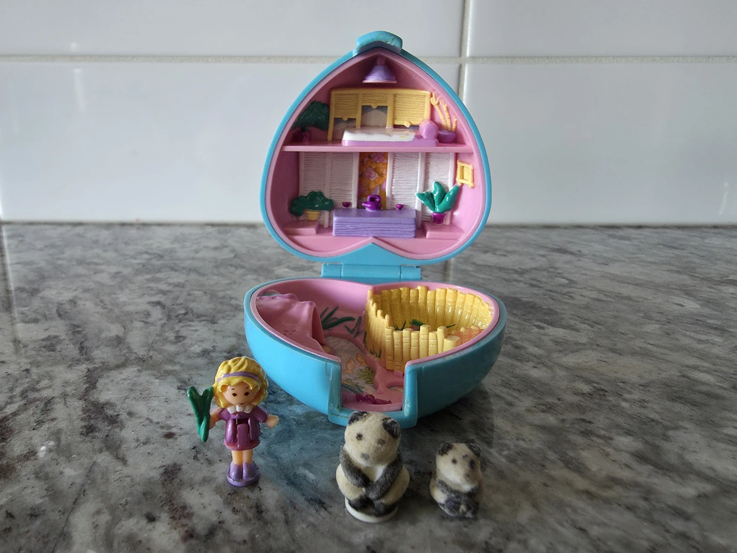 1993 Polly Pocket Pretty Pandas Playset