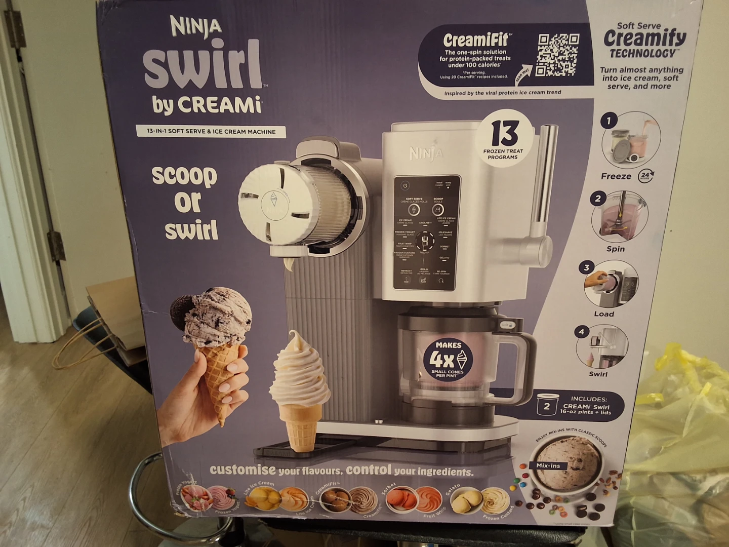 Ninja Swirl by Creami 13-in-1 Soft Serve & Ice Cream Machine - photo 3
