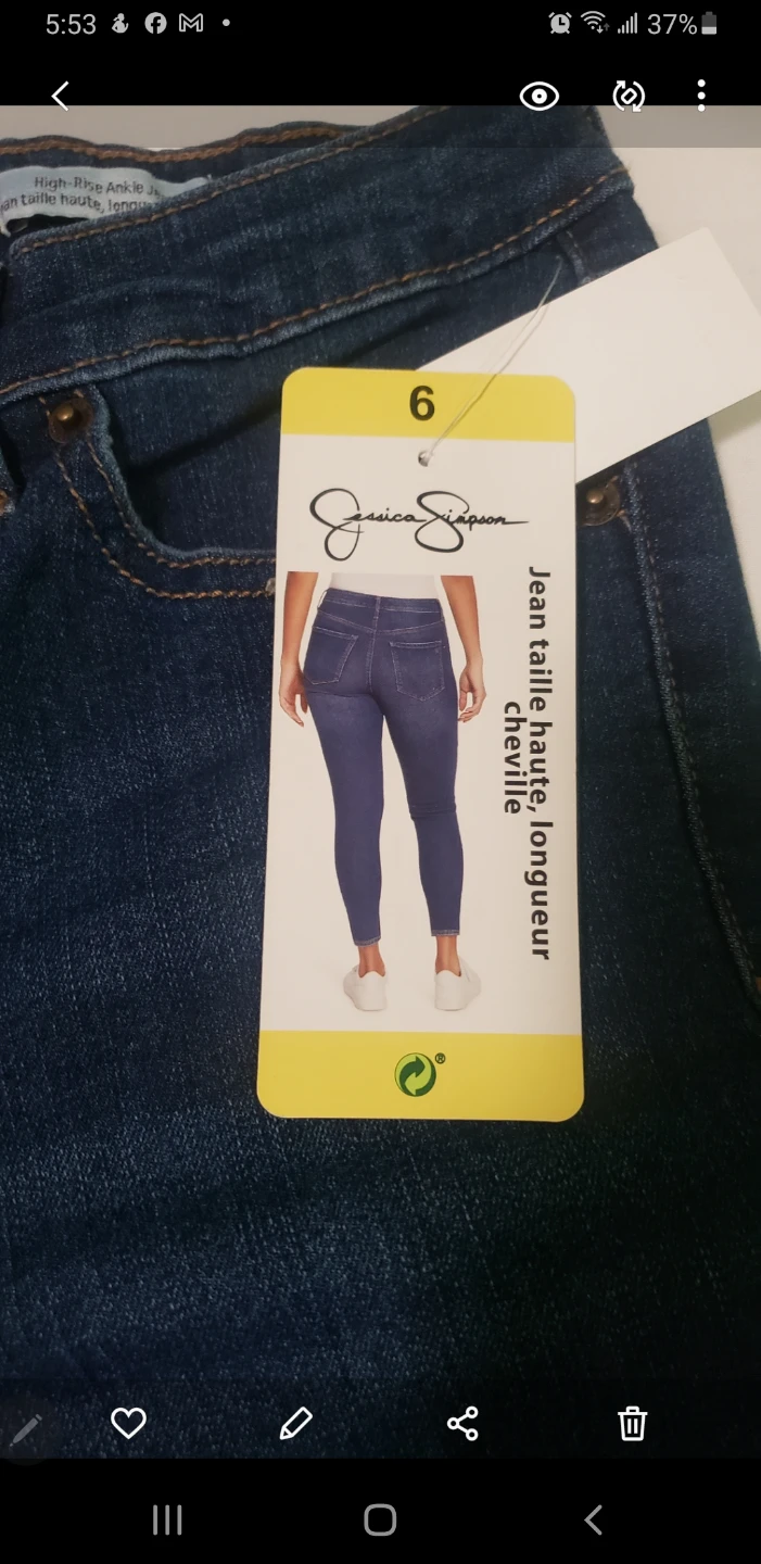 Brand new Jessica Simson High RiseAnkel Jeans - photo 4
