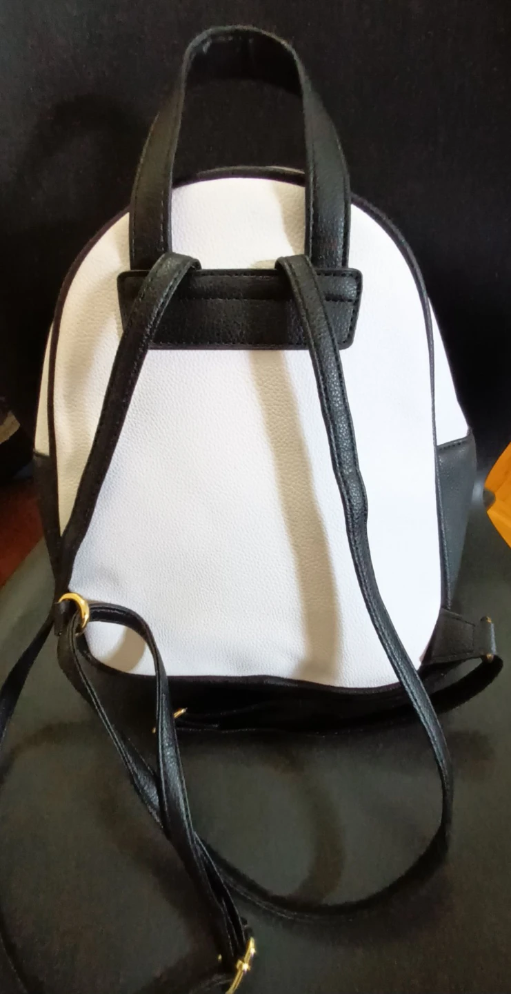 White and Black Mini Backpack - photo 3