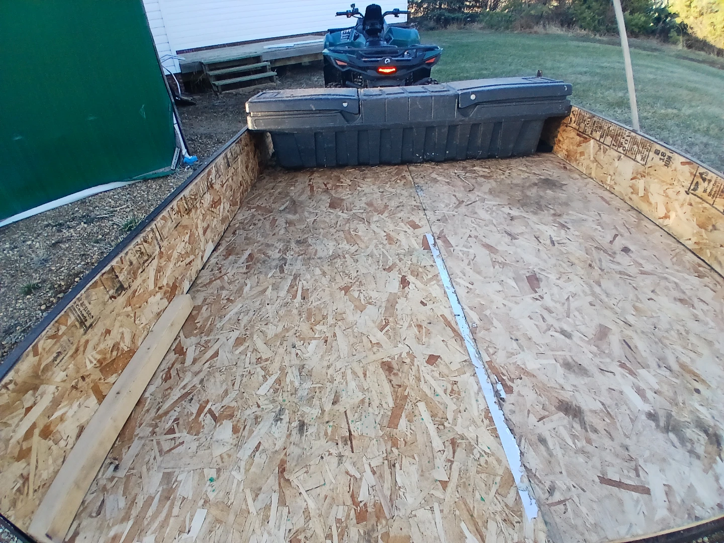 Utility Trailer with Storage Box