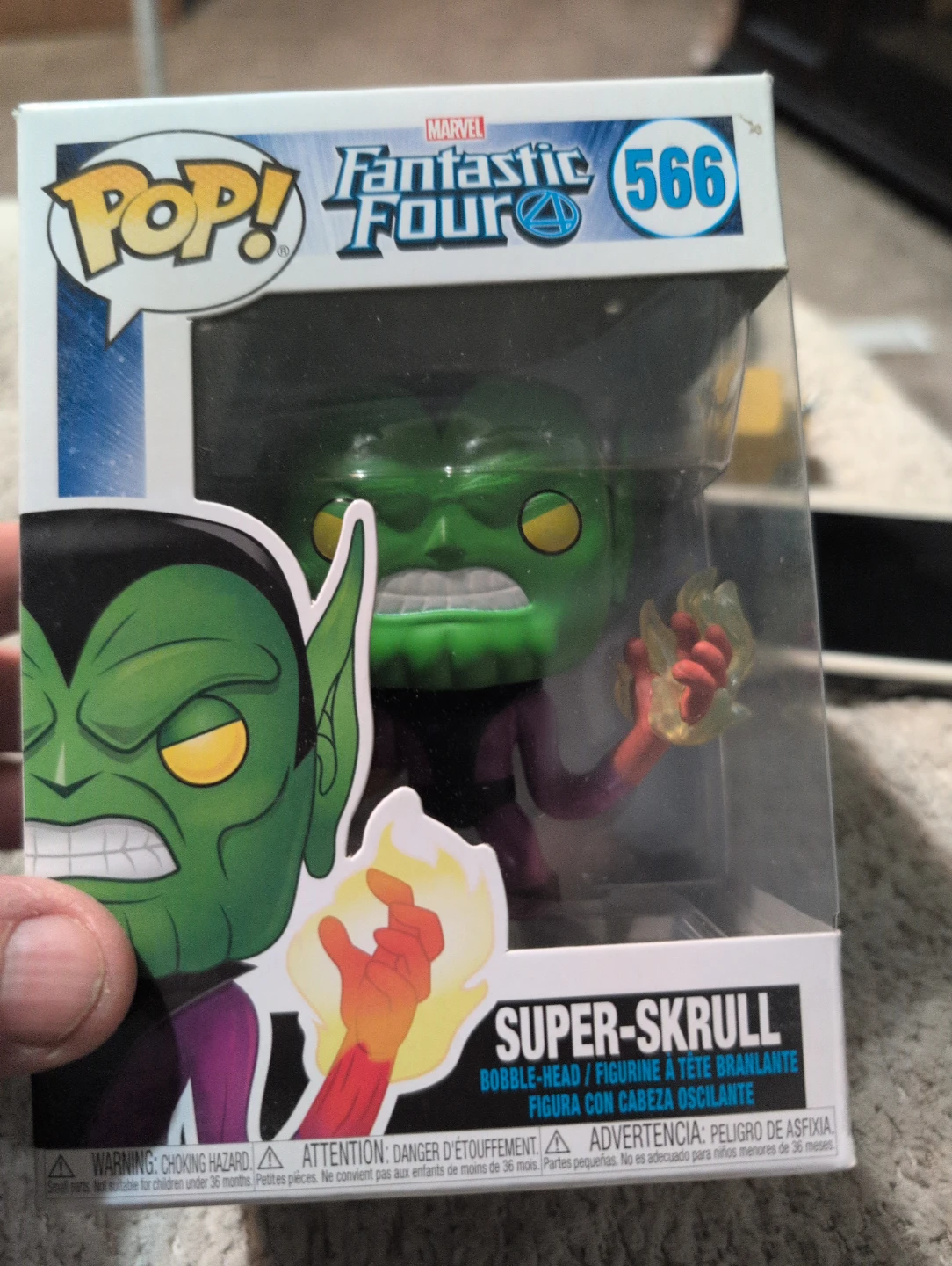 Funko Pop! Marvel Fantastic Four Super-Skrull #566 Figure