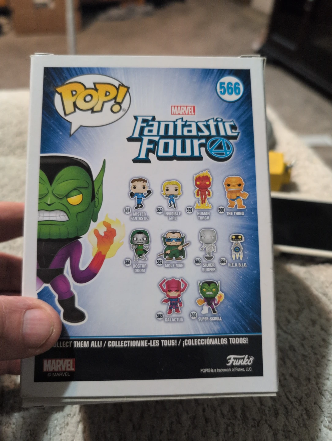 Funko Pop! Marvel Fantastic Four Super-Skrull #566 Figure - photo 2