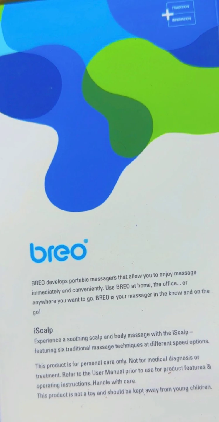 Breo iScalp Yellow Scalp Massager - photo 2