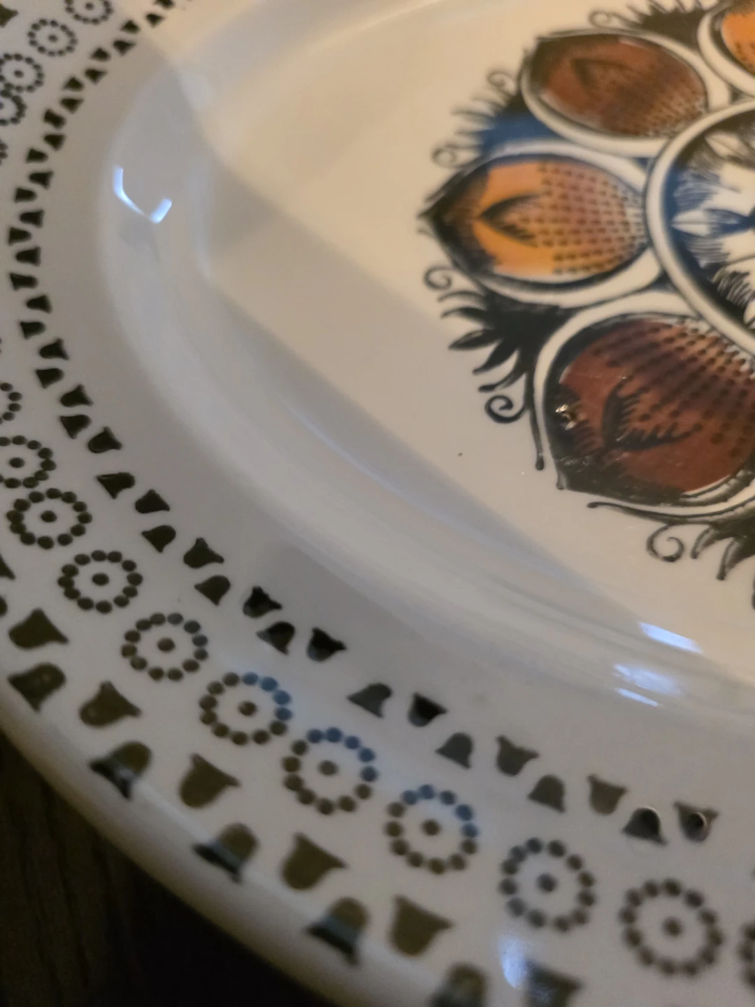 Vintage Broadhurst Ironstone Platter October - photo 2