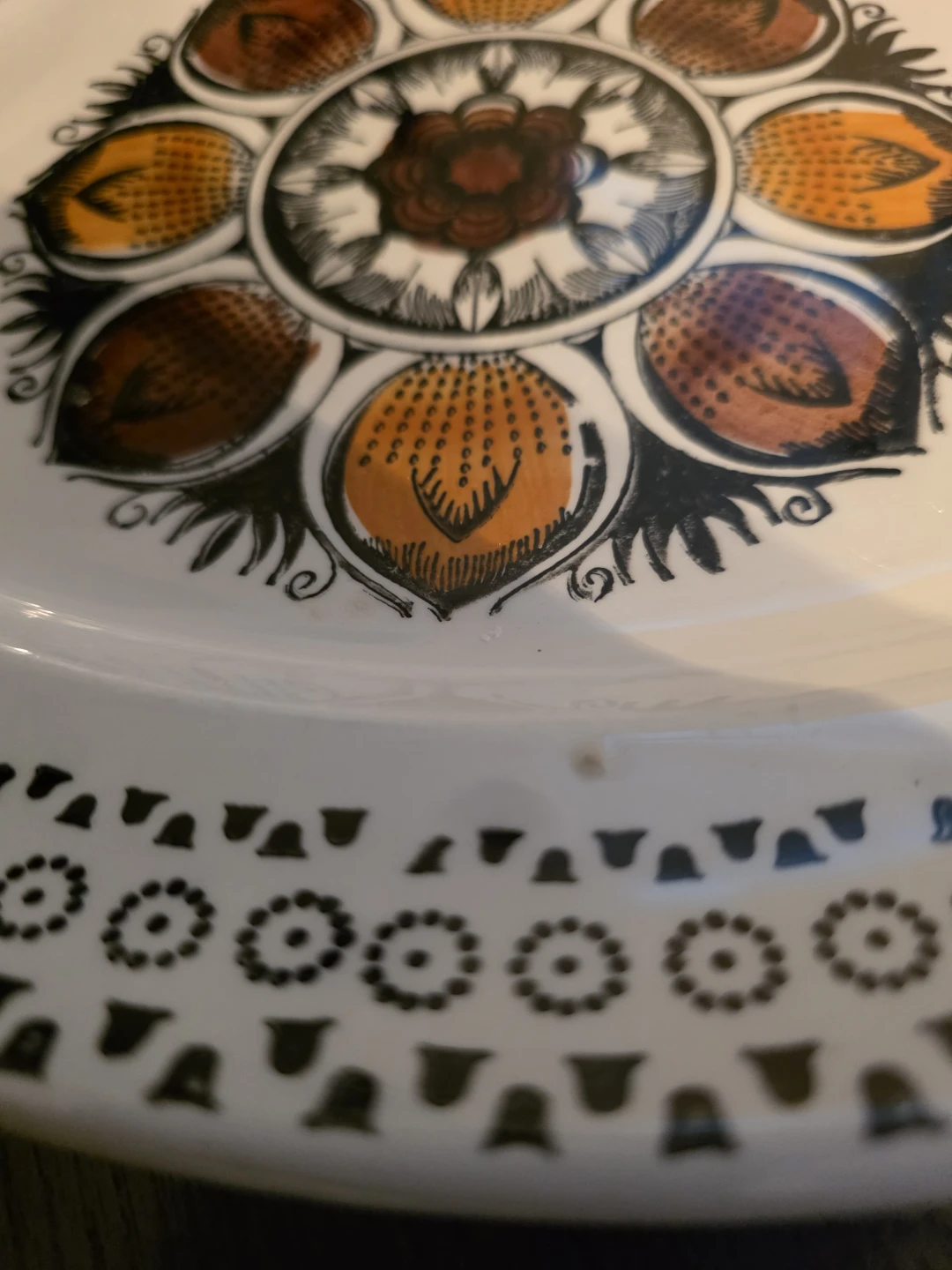 Vintage Broadhurst Ironstone Platter October - photo 3