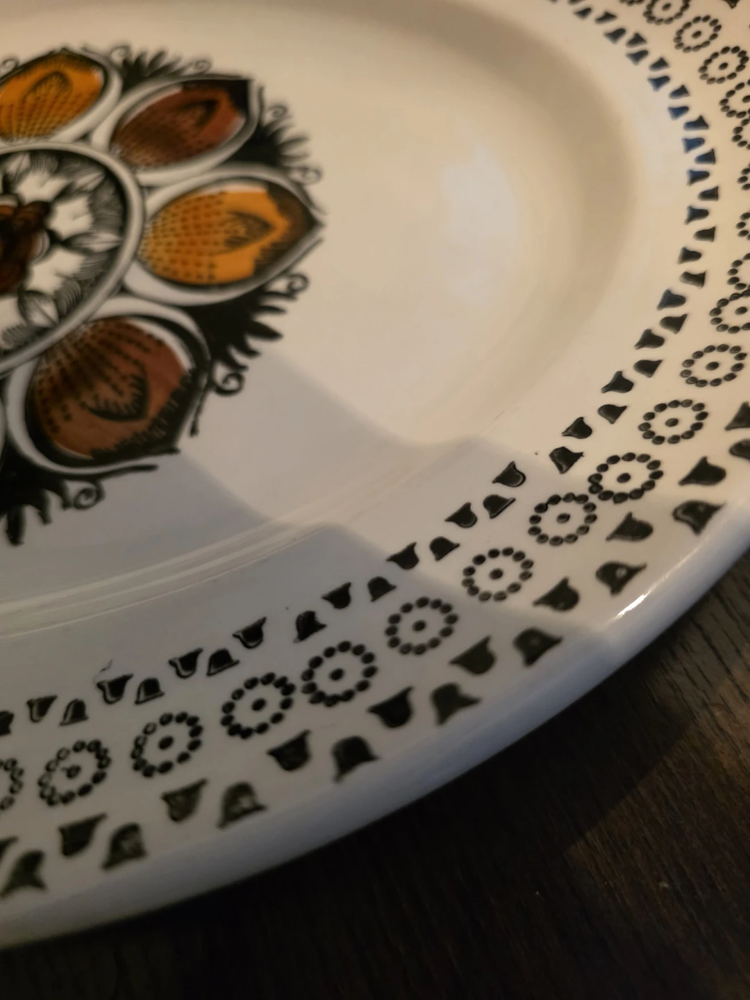 Vintage Broadhurst Ironstone Platter October - photo 4