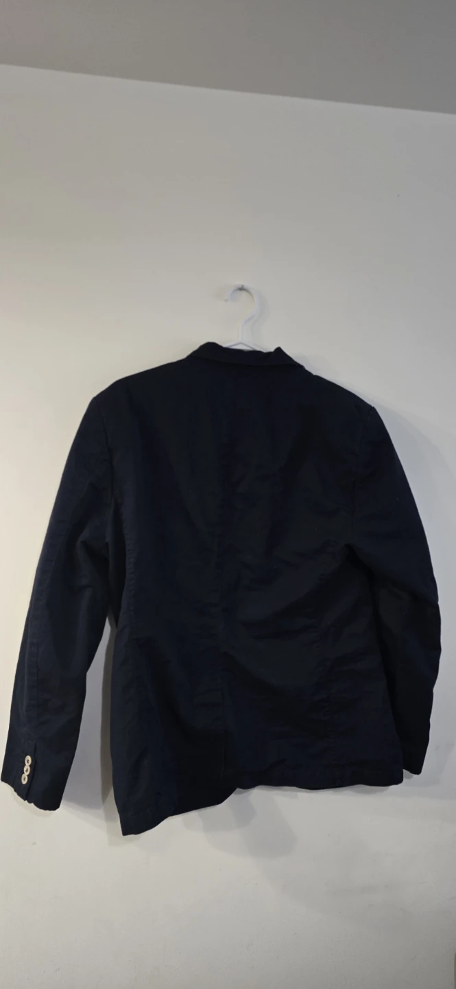H&M Slim Fit Blazer - Navy Blue - photo 2