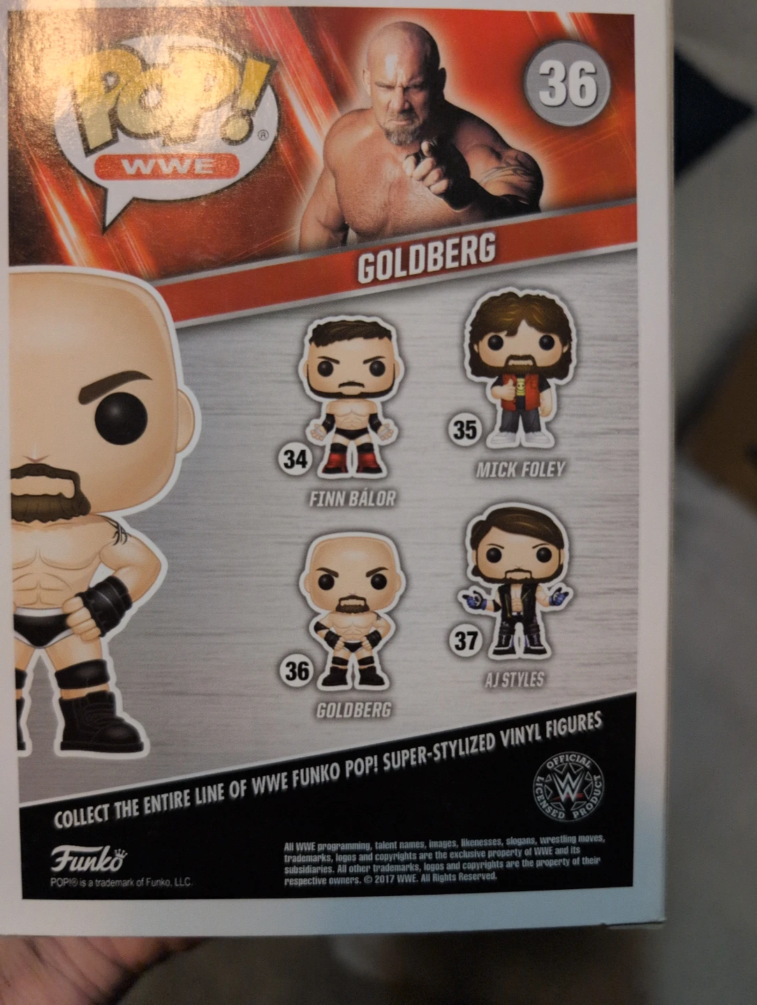Funko Pop! WWE Goldberg #36 Vinyl Figure - photo 2