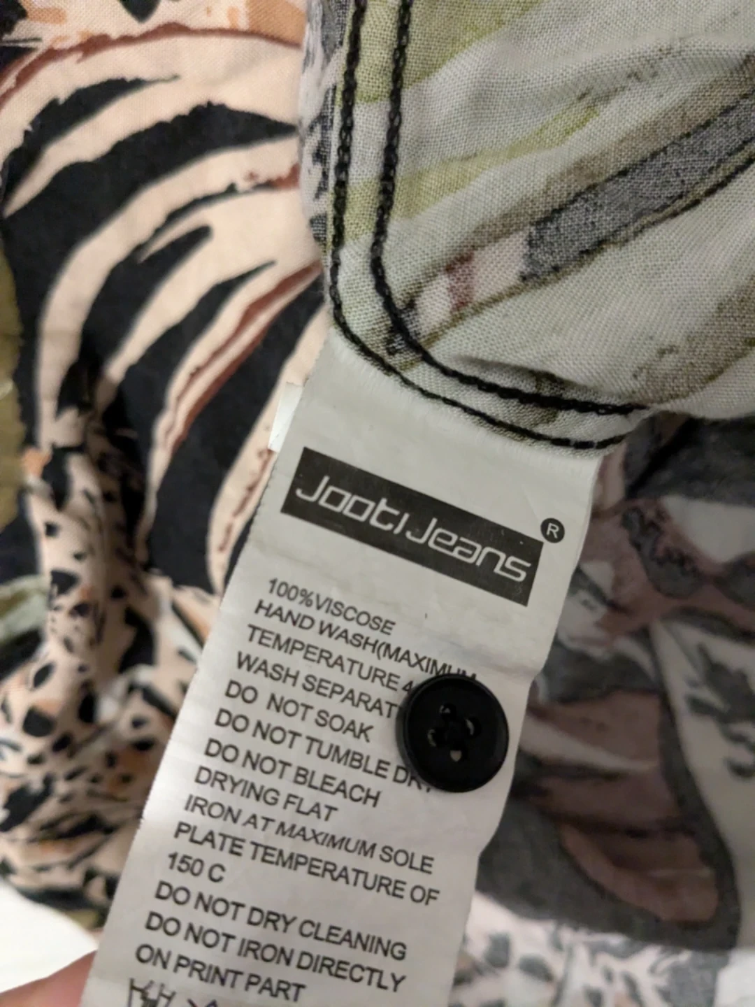 Men's Tropical hawian style print Button-Up Shirt - photo 3