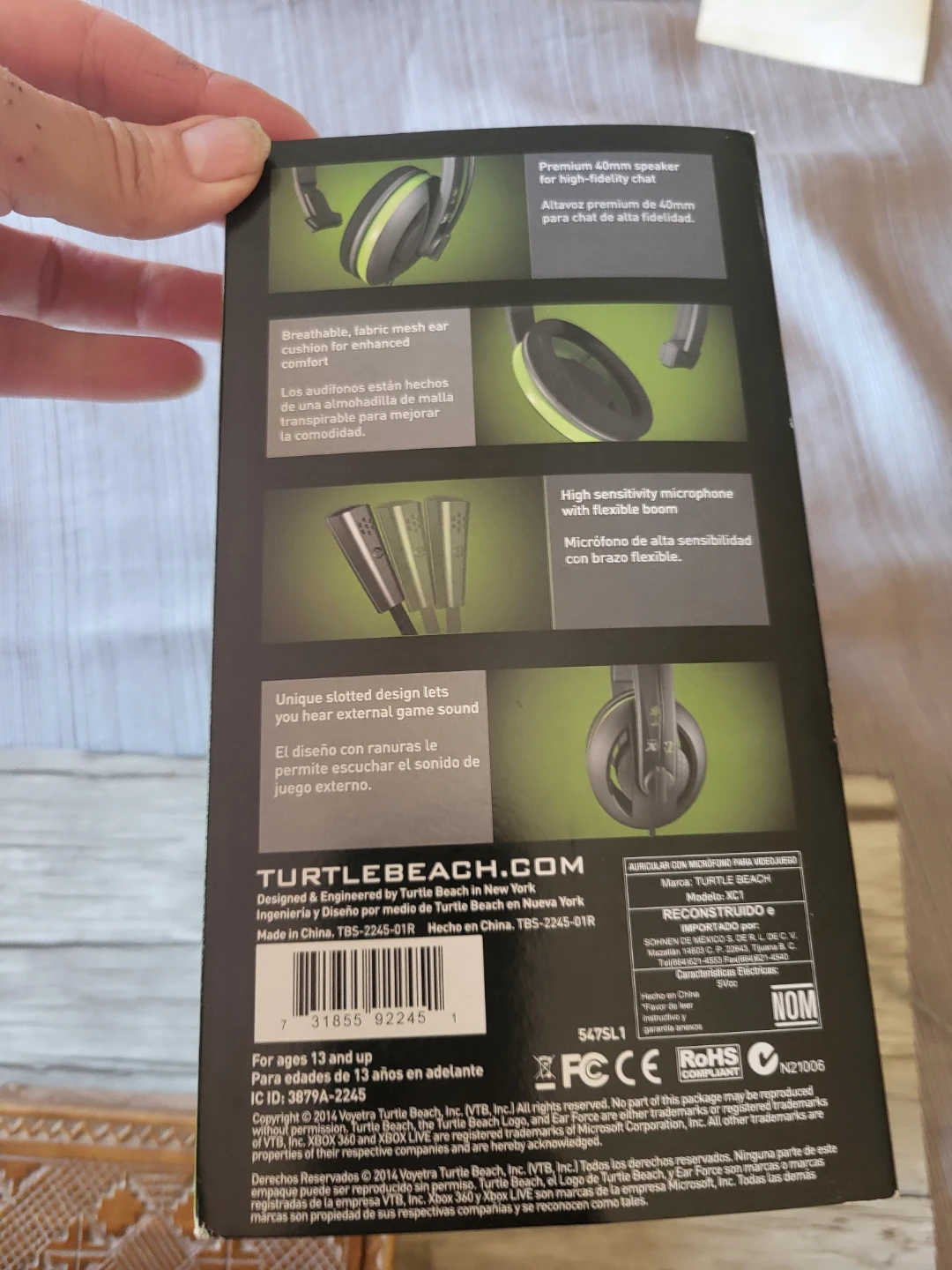 Turtle Beach Ear Force XC1 Xbox 360 Communicator Headset - photo 5
