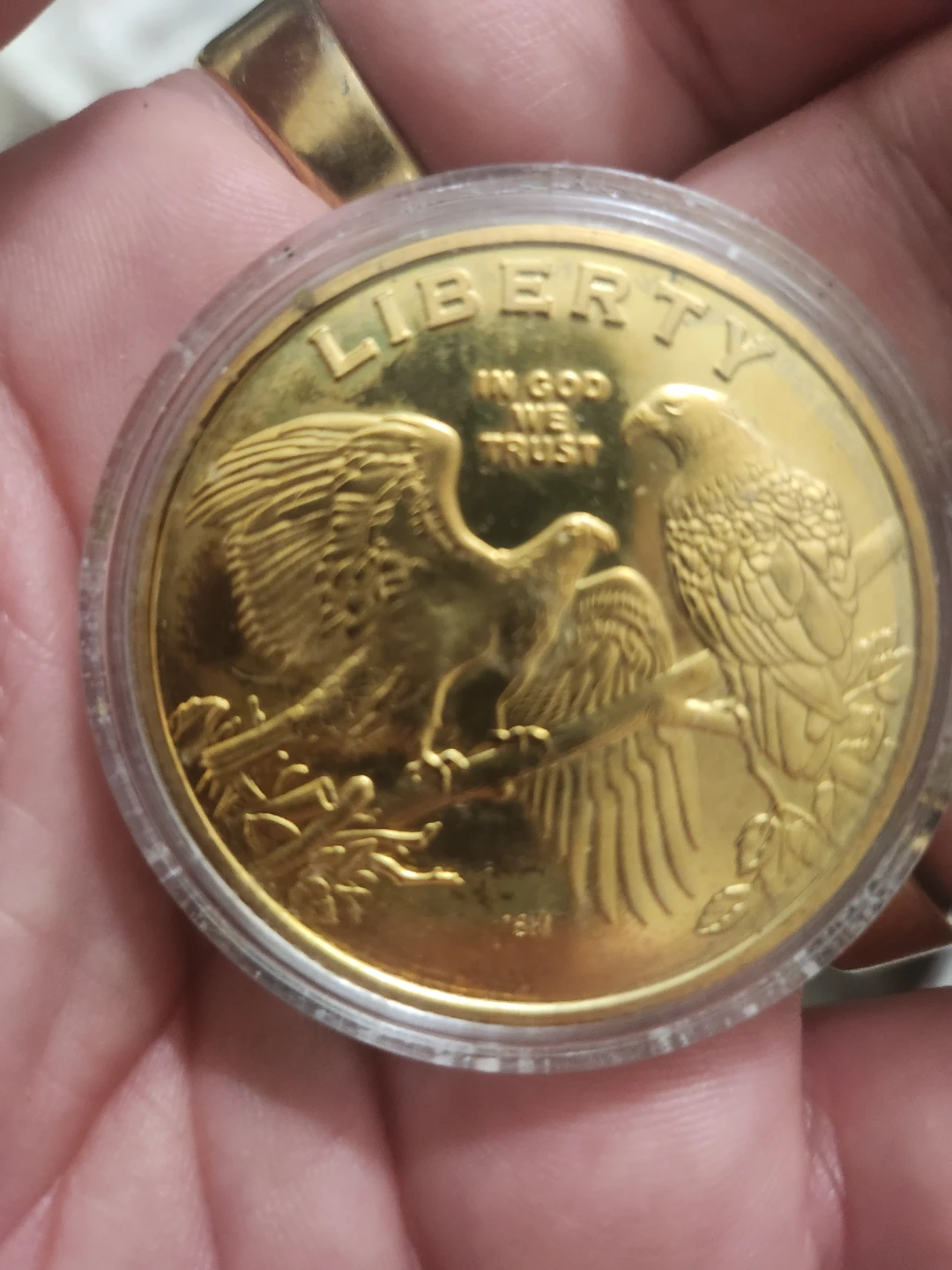 United States of America 18K Gold Plated Coin - photo 3