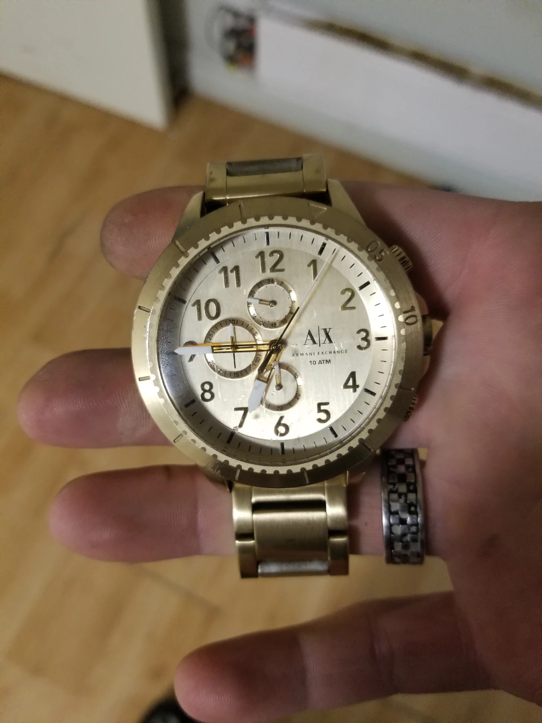 Armani Exchange Gold Watch