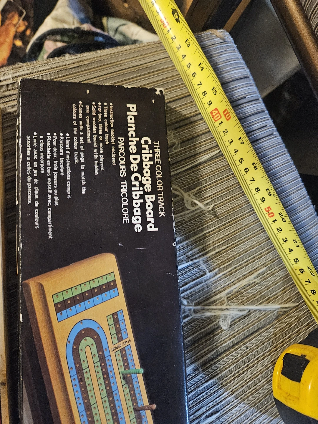 Three Color Track Cribbage Board - photo 4