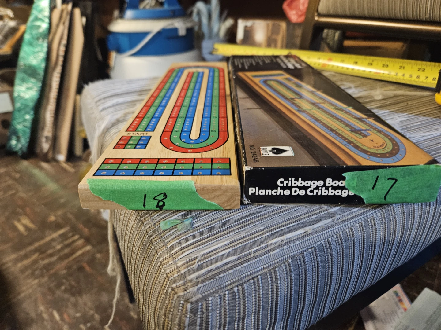 Three Color Track Cribbage Board - photo 5