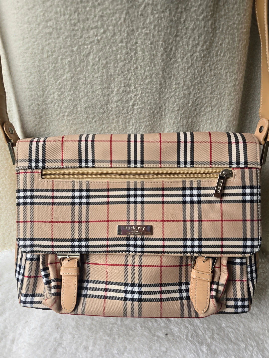 Burberry London Blue Label Nova Check Shoulder Bag