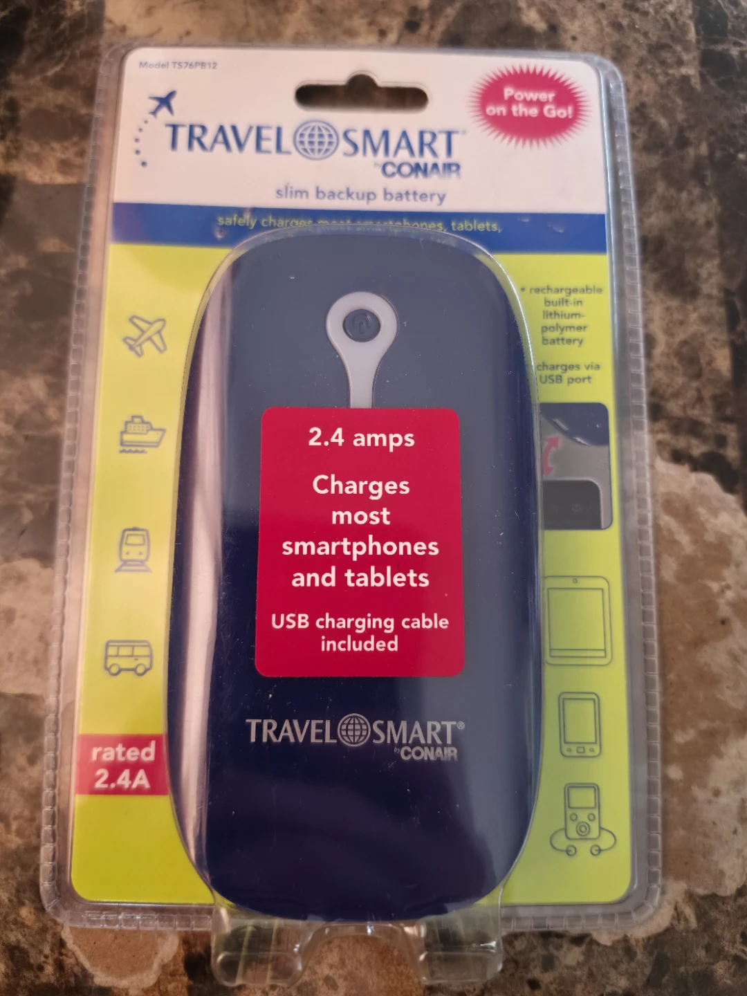 Brand New Conair TravelSmart Slim Backup Battery $10