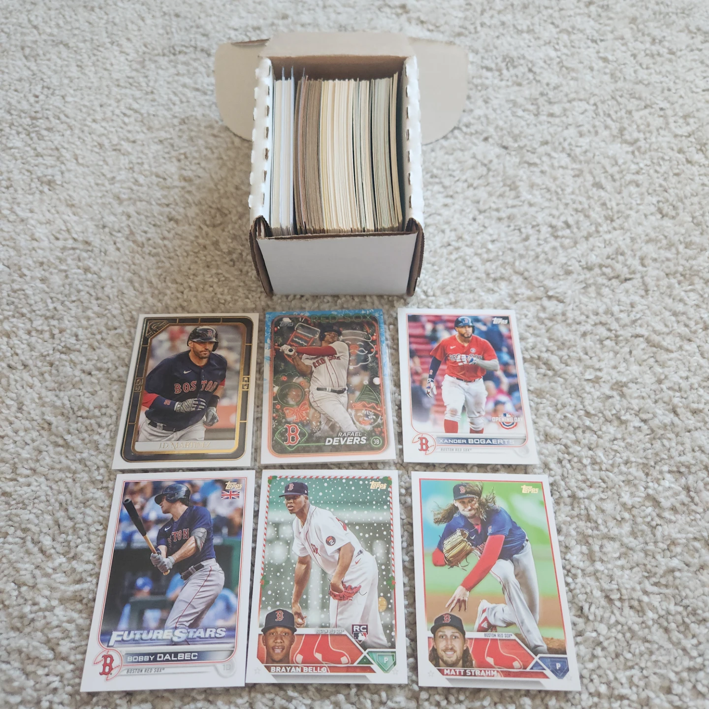 Boston Red Sox, 100 Baseball Cards Team lot - photo 3