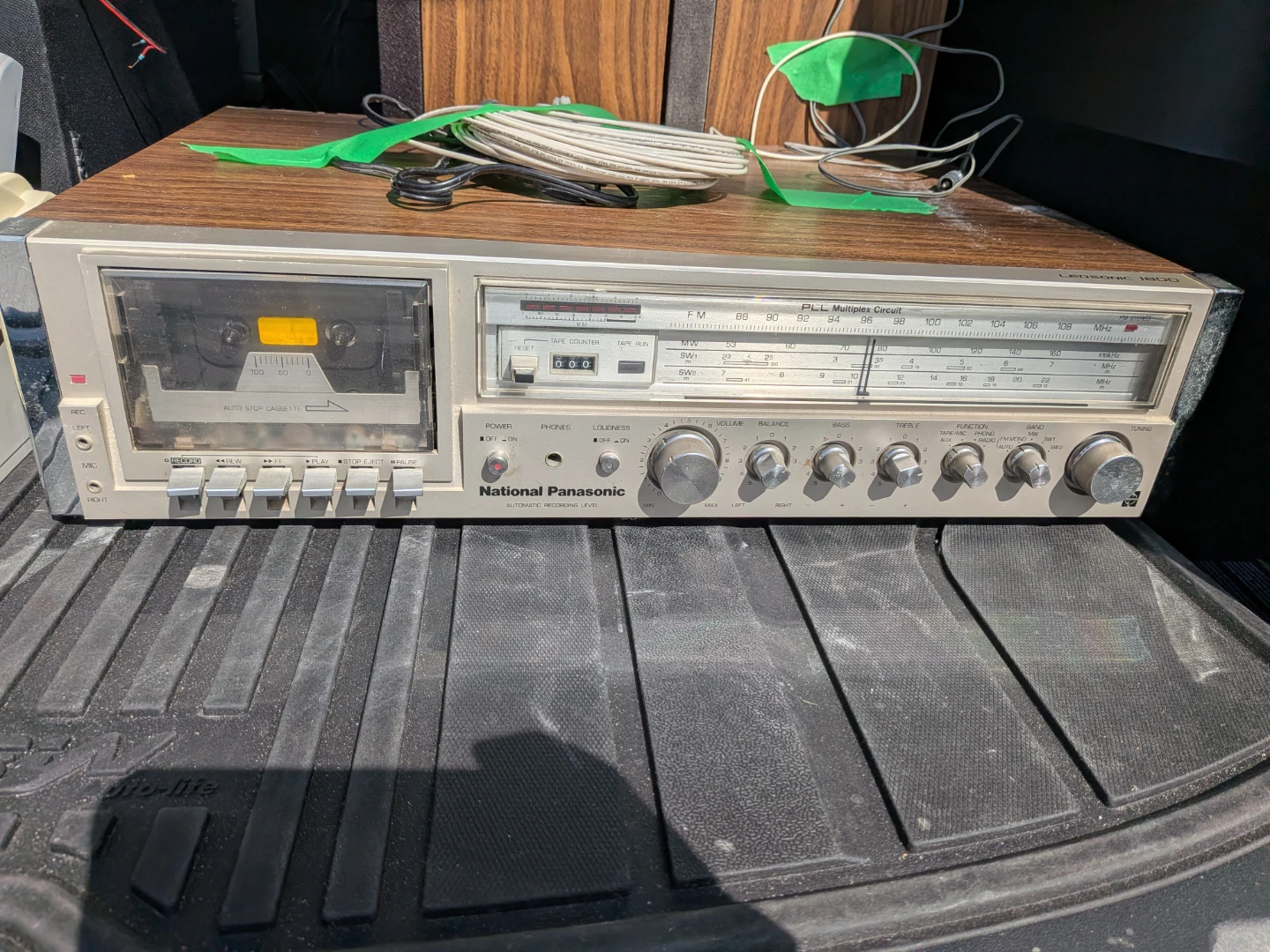 National Panasonic Cassette Radio Boombox